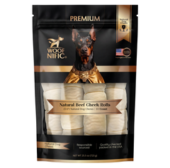 Woof Nific Beef Cheek Rolls for Dogs