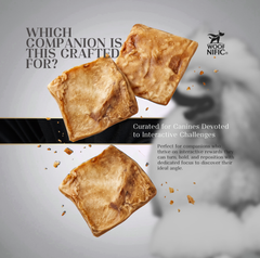 Woof Nific Premium Beef Cheek Squares 4x4