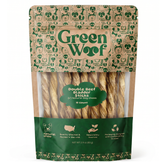 Green Woof Double Beef Bladder Sticks for Dogs (6") – Natural High Protein Chew
