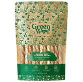 Green Woof Beef Bladder Sticks for Dogs (6") — 10 Units front