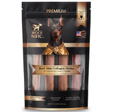 Woof Nific Beef Skin Collagen Sticks for Dogs | Woof Nific — 6" / 4 Pack