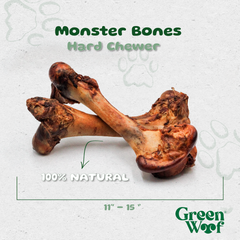 Green Woof Monster Bone
