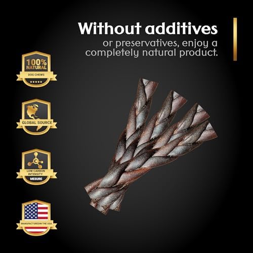 Woof Nific Premium Braided Collagen Chews 5"