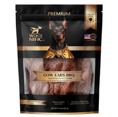 Woof Nific Premium BBQ Cow Ears