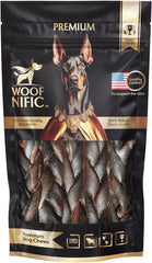 Braided Beef Collagen Dog Chews, 6" – 3 or 7 Pack
