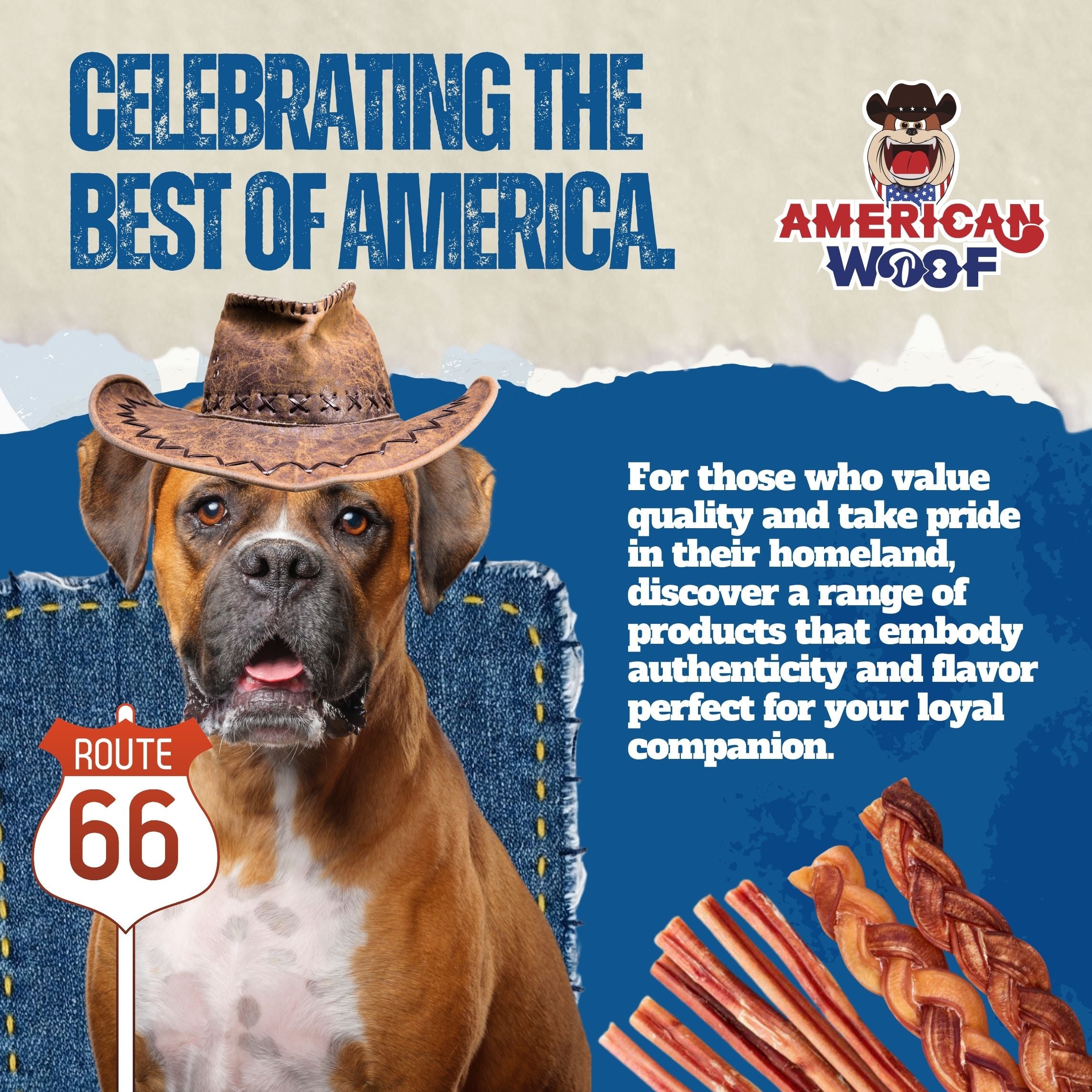 Natural Beef Bully Stick Dog Chew – High Protein Dental Treat